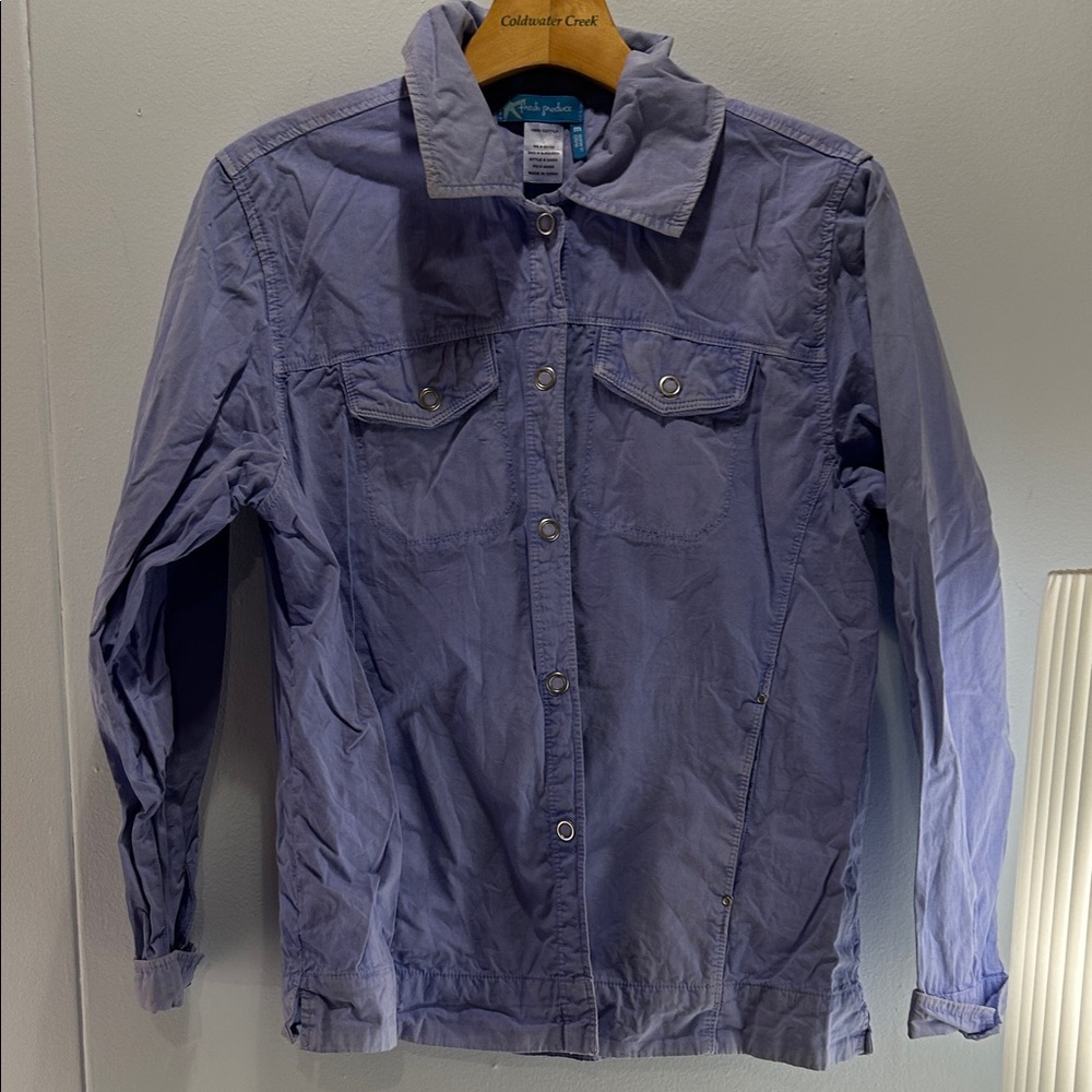 Fresh Produce button down cotton shirt/light jacket - Picture 4 of 9